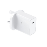 USB-C tinklo įkroviklis - KSIX smart your tech - 30 W - PPS - Power Delivery - Ultraprograminė įkrova - 1 USB prievadas - Baltas