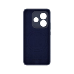 &bdquo;Evelatus Xiaomi Redmi Note 14 Premium&ldquo; magnetinis mink&scaron;tas silikoninis dėklas, tamsiai mėlynas