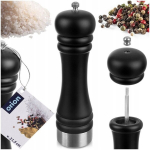 Rankinis pipirų ir druskos malūnėlis 21,5 cm juodas