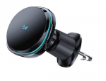 Belaidis automobilinis įkroviklis-laikiklis Wozinsky (WCT5-6S2Y) Magnetic (MagSafe 15W) tvirtinamas ant ventiliacijos gr