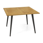 Costway Sodo stalas su skyle skėčiui, 107 x 107 x 75 cm
