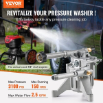 Plovimo siurblio pompa 3100 PSI 2.5 GPM