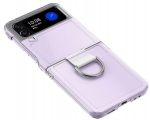 &bdquo;Ring&ldquo; plastikinis dėklas - skaidrus (Galaxy Z Flip4)