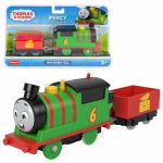 Lokomotyvas - MATTEL - Percy lokomotyvas - Tvirtas plastikas - 21x4x6,5 cm - Suderinamas su TrackMaster