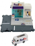 Matchbox Fedex siuntų centras su transporto priemone