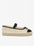 Moteri&scaron;kos espadrilės Guess FLJJONFAB02CREAM, juodos
