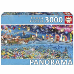 Educa "gyvybė" panorama dėlionė, 3000 detalių
