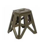 Sulankstoma lauko kėdė, kurios keliamoji galia iki 120 kg, Tom 29x20x39cm, alyvuogių spalvos