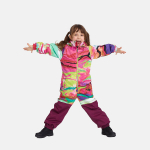 Huppa Kombinezonas WILLE 1, fuchsia pattern/ burgundy