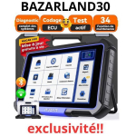 OBD2 analizės įrankis - BAZARLAND30 - MUCAR VO8 - I&scaron;samus diagnostika - ECU kodavimas - Suderinamas su 20K+ modelių