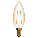 LED lemputė EMOS Vintage žvakė 2W E14 WW+