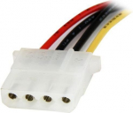 30 cm LP4 SATA vidinis maitinimo kabelis F/M - SATA į Molex maitinimo adapterio kabelis 0,3 m - F/M - LP4SATAFM12