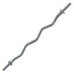Grifas Tunturi Curlbar 120 cm, 30 mm, lenktas