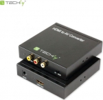 Adapteris keitiklis Techly HDMI į RCA Composite video + audio L/R