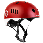 Riedutininko &scaron;almas Spokey Pumptrack, raudonas/baltas, 58-61 cm