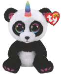 Pliu&scaron;inė vienaragė panda TY Beanie Boos Paris, 15 cm, 36307