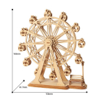 Robotime Ferris Wheel 3D delionė, 120 vnt
