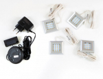 Ap&scaron;vietimas Forte Genetic IZLED09-04-WK01 LED modernus dizainas kompakti&scaron;kas