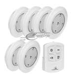 6 LED lempučių rinkinys, valdomas MCE165 nuotolinio valdymo pultu