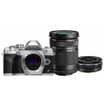 Olympus OM-D E‑M10 Mark IV + ED 14-42mm + ED 40-150mm Zilver