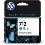 hp originalus ra&scaron;alas 3ed67a, hp 712, žydras, 29 ml, hp designjet studio, t210, t230, t250, t630, t650
