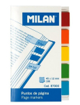 Lipnūs indeksai Milan 12x45 mm, 5 x 20 vnt.