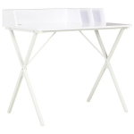 Ra&scaron;omasis stalas, 80x50x84cm, baltas