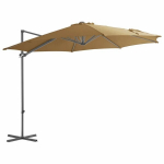 Saulės skėtis vidaXL, 300 cm, rudas
