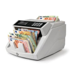 Safescan 2465-S banknotų skaitiklis su automatinės padirbtų banknotų detekcijos funkcija EUR, GBP, CHF, USD, PLN, SEK, NOK pilkas