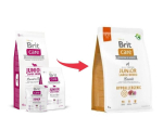 Brit Care Hypoallergenic jauniems didelės veislėms &scaron;unims su eriena, 3 kg (nauja pakuotė)
