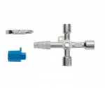 Raktas elektros skydinėms 85mm, 9in1 - HT1W761, Hogert