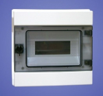 Elektro-plast Modulinė hermetinė dėžutė 1x8, 500v Ac / 1000v Dc, Ip65