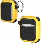 Beline Solid dėklas Airpods 1/2 kartai - Geltonas