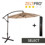Lauko skėtis su užvalkalu Select Zeltpro, rudas