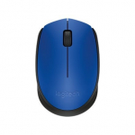 "logitech" pelė m171, 1000dpi, 2,4 [ghz], optinė, 3 buteliai, belaidė, mėlyna, 2 vnt., aa, skirta ne&scaron;iojamiesiems kompiuteriams, universali