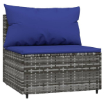 Lauko sofa vidaXL, pilka