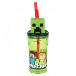 Minecraft 3D puodelis su &scaron;iaudeliu, 360 ml