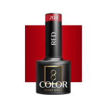 OCHO NAILS hibridinis lakas, raudonas, 204 -5 g