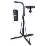 Bokso stovas su krep&scaron;iu ir kriau&scaron;e Master, juodas