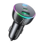 Automobilinis įkroviklis Joyroom 'JR-CL26' juodas 70W (2xPD / 1xQC3.0)