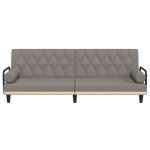 Sofa-lova su porankiais vidaXL, ruda, Rusva