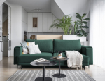 Sofa NORE Dalia Velvetmat 38, žalia