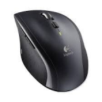 "logitech" pelė m705, 1000dpi, 2,4 [ghz], lazerinė, 6 but., belaidė, juoda, 2 vnt. aa