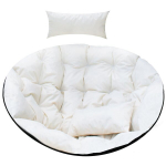 Pagalvė sodo krėslui Blomster Premium, balta