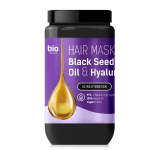 Bio Naturell Itin drėkinanti plaukų kaukė su juodgrūdžių aliejumi ir hialurono rūg&scaron;timi 946 ml