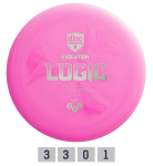 Diskgolfo diskas Discmania Evolution Soft Exo Logic Putter, rožinis