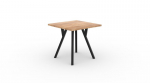 Stalas ADRK Furniture 84 Rodos, rudas