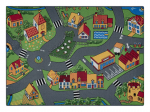 Rugsx kiliminis takas Rebel Roads Village life 90 95x133 cm