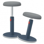 Ergonomi&scaron;ka sėdimoji kėdė 2 viename &ndash; pilka &ndash; Leitz Ergo
