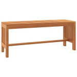 Sodo suoliukas vidaXL 110cm, rudas
